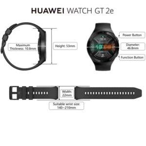 שעון חכם: HUAWEI Smart Watch GT 2e Black Hector-B19S שחור