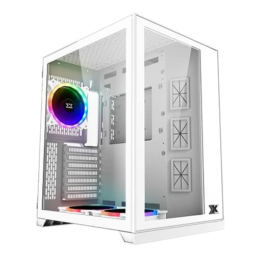 מארז למחשב גיימינג לבן AQUARIUS S עם שלט ARGB 1 מארז למחשב גיימינג לבן AQUARIUS S עם שלט ARGB