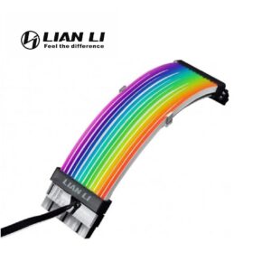 כבל RGB ללוח אם -LIAN-LI PW24-V2 STRIMER PLUS RGB 24-PIN EXTENSION CABLE