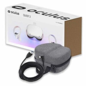 באנדל Oculus Quest 2 128GB + LINK CABLE + נרתיק נשיאה מתנה