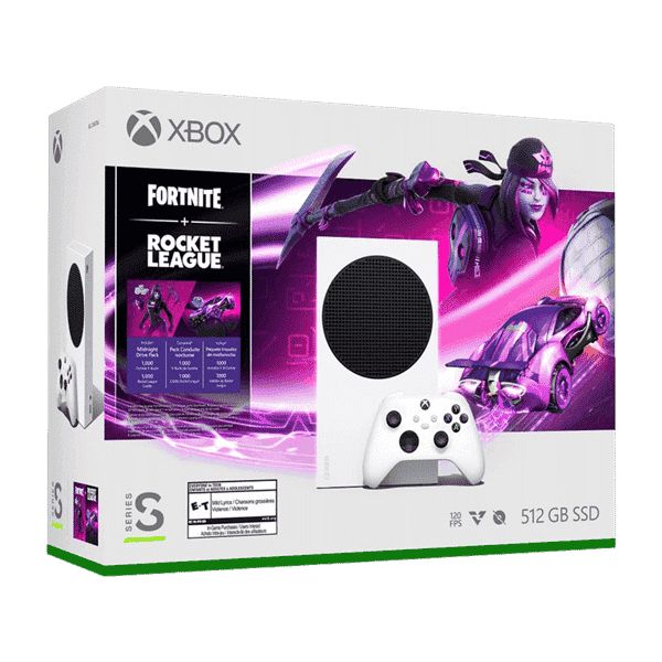 קונסולה לבנה ללא כונן XBOX Series S Fortnite EXP + Rocket Exp 1 קונסולה לבנה ללא כונן XBOX Series S Fortnite EXP + Rocket Exp