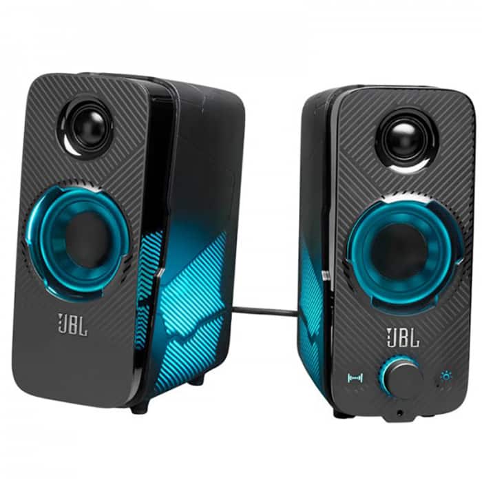 רמקולים גיימינג JBL Duo Quantum - צבע שחור שנה אחריות ע"י היבואן הרשמי 1 רמקולים גיימינג JBL Duo Quantum - צבע שחור שנה אחריות ע"י היבואן הרשמי