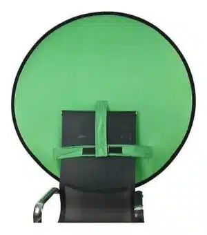רקע ירוק - מסך נייד עגול עבור סטודיו לצילום וידאו וסטרימינג 142ס"מ