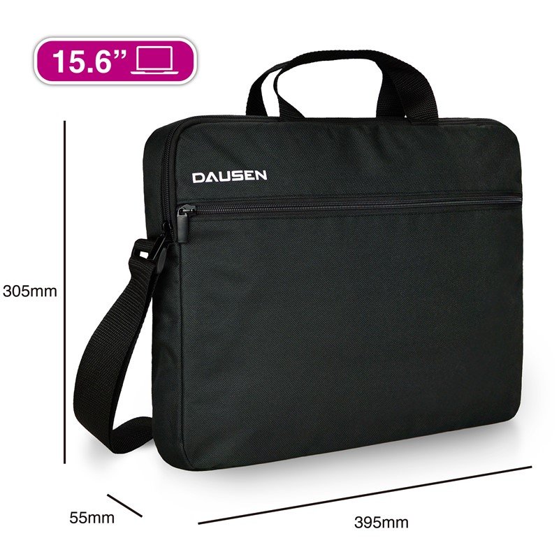 תיק לנייד Dausen Traveller Topload 15.6 Laptop Bag Black 2 תיק לנייד Dausen Traveller Topload 15.6 Laptop Bag Black – תמונה 2