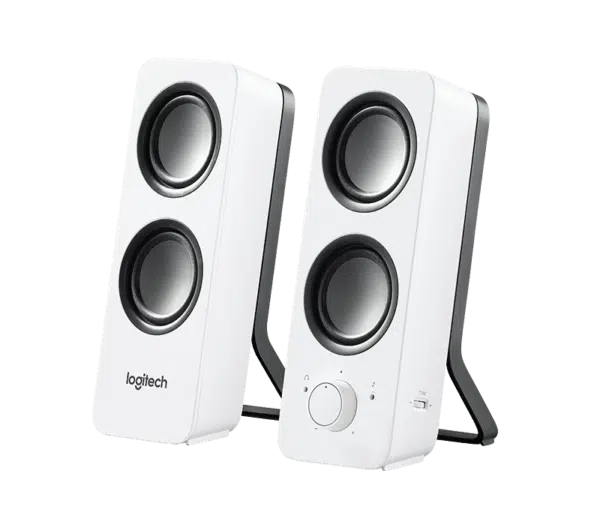 816 רמקולים Logitech Z200 2.0 Multimedia Speakers WHITE