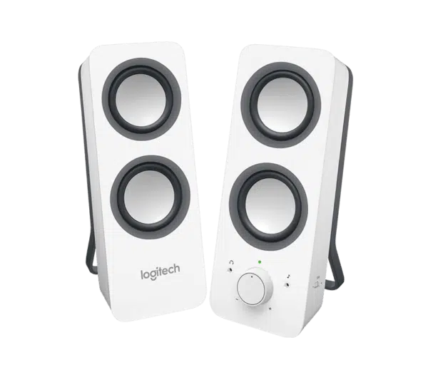 834 רמקולים Logitech Z200 2.0 Multimedia Speakers WHITE