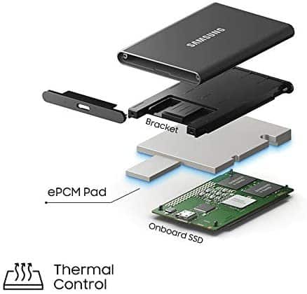 דיסק חיצוני Samsung T7 SSD 500GB 2.5 inch USB 3.2 5 דיסק חיצוני Samsung T7 SSD 500GB 2.5 inch USB 3.2 – תמונה 5