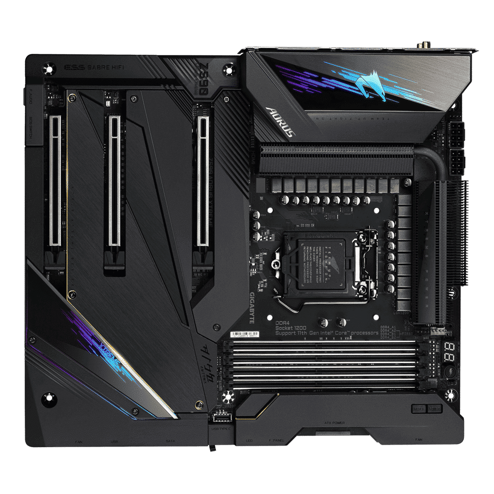 לוח דור 10/11 Gigabyte Z590 AORUS XTREME LGA1200 10GB LAN WIFI6 5 לוח דור 10/11 Gigabyte Z590 AORUS XTREME LGA1200 10GB LAN WIFI6 – תמונה 5