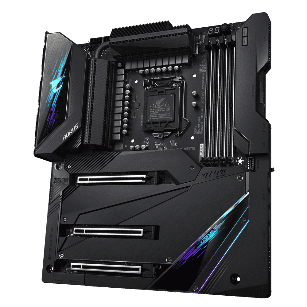 לוח דור 10/11 Gigabyte Z590 AORUS XTREME LGA1200 10GB LAN WIFI6 3 לוח דור 10/11 Gigabyte Z590 AORUS XTREME LGA1200 10GB LAN WIFI6 – תמונה 3
