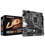 לוח לאינטל דור 12 gigabyte h610m h ddr4 vga hdmi מחשב גיימינג NX360 550W H610M H i3-12100F 8GB 500NVME GT 1030 Windows 11