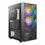 מארז antec mid tower nx270 tg atx fixed rgb glass side panel חבילת גיימינג I5, RTX 3050 ומסך גיימינג קעור 27 אנש 165HZ