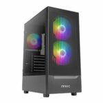 מארז antec nx410 rgb atx mid tower glass side panel black מחשב גיימינג NX410 550W B550M Ryzen 5 5600G 16GB 500NVME RTX 3050 Windows 11
