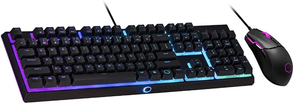 סט גיימינג חוטי Cooler Master MS110 RGB HEB+ENG 1 סט גיימינג חוטי Cooler Master MS110 RGB HEB+ENG