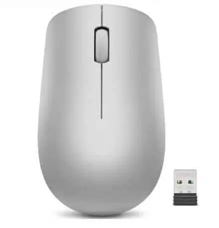 עכבר lenovo 530 wireless mouse platinum grey עכבר LENOVO 530 Wireless Mouse Platinum Grey