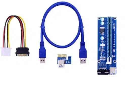 ציוד עזר לכריה PCIe x1 to x16 Powered Extender Riser 1 ציוד עזר לכריה PCIe x1 to x16 Powered Extender Riser