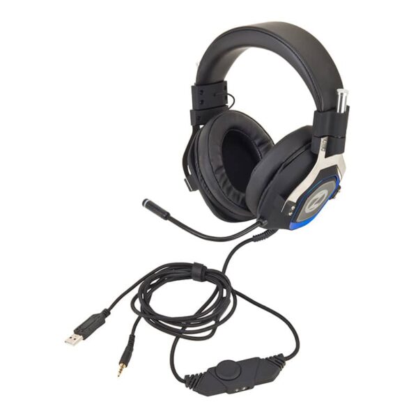 Headset with cord האוזניות של זיגי! אוזניות גיימרים מקצועיות 7.1 סראונד לכל הפלטפורמות - G079