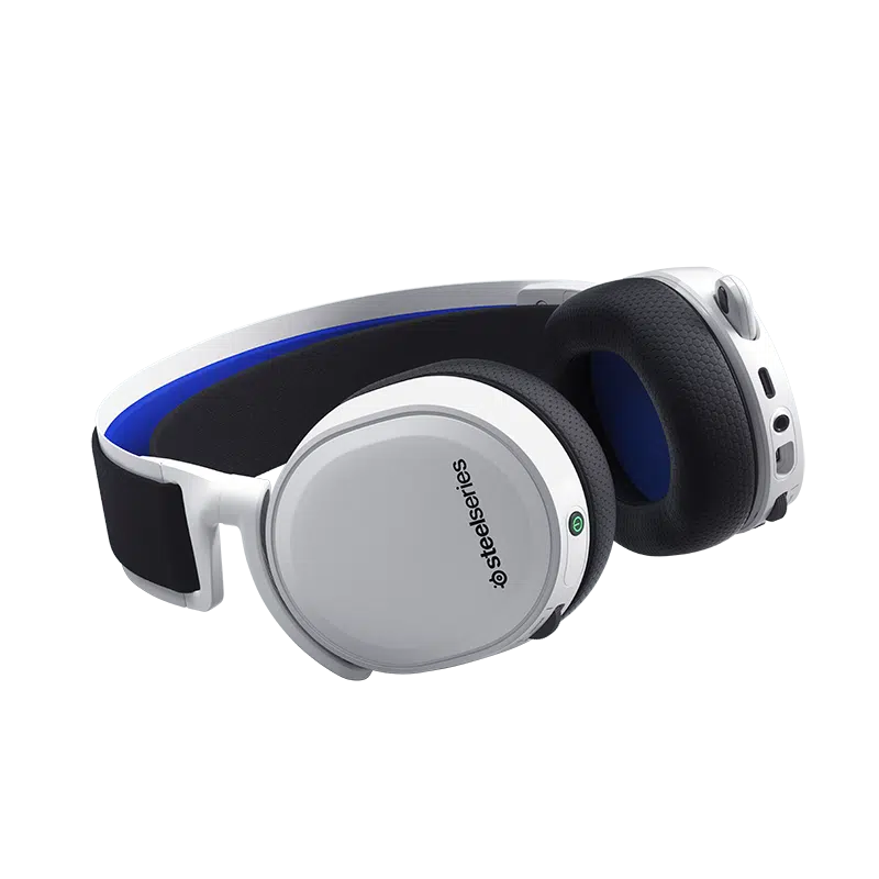 אוזניות גיימינג אלחוטיות ל PS5 - Arctis7P+ White 4 אוזניות גיימינג אלחוטיות ל PS5 - Arctis7P+ White – תמונה 4