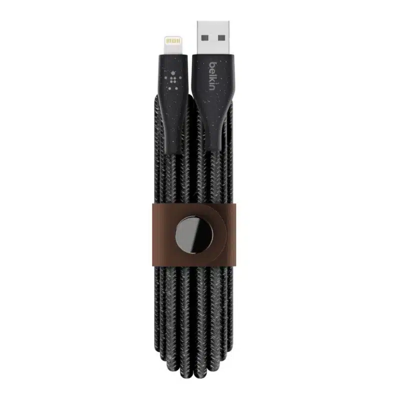 כבל Lightning קלוע DuraTek Plus™באורך 3 מטר עם תפס מעוצב - F8J236bt10 1 כבל Lightning קלוע DuraTek Plus™באורך 3 מטר עם תפס מעוצב - F8J236bt10