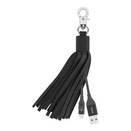 מחזיק מפתחות אופנתי עם כבל Lightning 2.4A לאייפון ואייפד - F8J174 1 מחזיק מפתחות אופנתי עם כבל Lightning 2.4A לאייפון ואייפד - F8J174