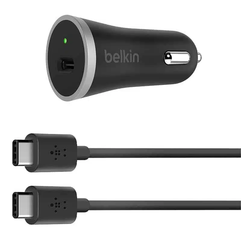 מטען לרכב USB-C עם כבל ניתק - F7U005 1 מטען לרכב USB-C עם כבל ניתק - F7U005