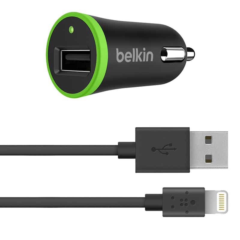 מטען לרכב USB עם כבל Lightning - F8J026bt04 1 מטען לרכב USB עם כבל Lightning - F8J026bt04