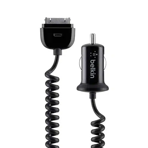 מטען מהיר לרכב עם כבל קבוע ושקע USB נוסף - F8M890 1 מטען מהיר לרכב עם כבל קבוע ושקע USB נוסף - F8M890