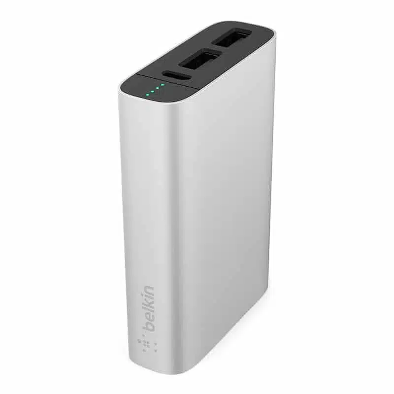 מטען נייד עם שתי יציאות USB - F8M989 1 מטען נייד עם שתי יציאות USB - F8M989