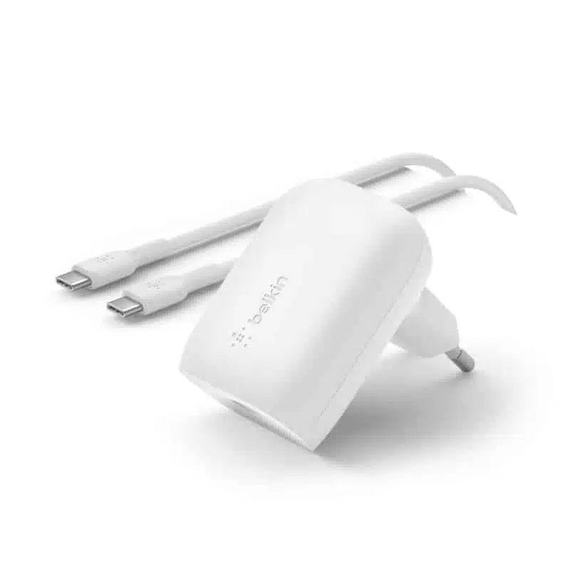 מטען קיר 30W USB-C PD/PPS עם כבל USB-C באורך מטר - WCA005B6 1 מטען קיר 30W USB-C PD/PPS עם כבל USB-C באורך מטר - WCA005B6