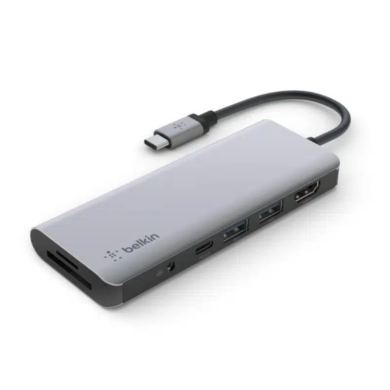 מתאם USB-C 7-in-1 Multiport Hub - AVC009btSGY 1 מתאם USB-C 7-in-1 Multiport Hub