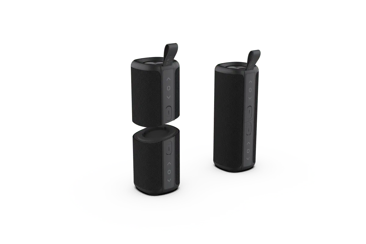 רמקול בלוטוס מתפרק ל- 2 רמקולים עמיד במים - Smart-600 1 רמקול בלוטוס מתפרק ל- 2 רמקולים עמיד במים - Smart-600
