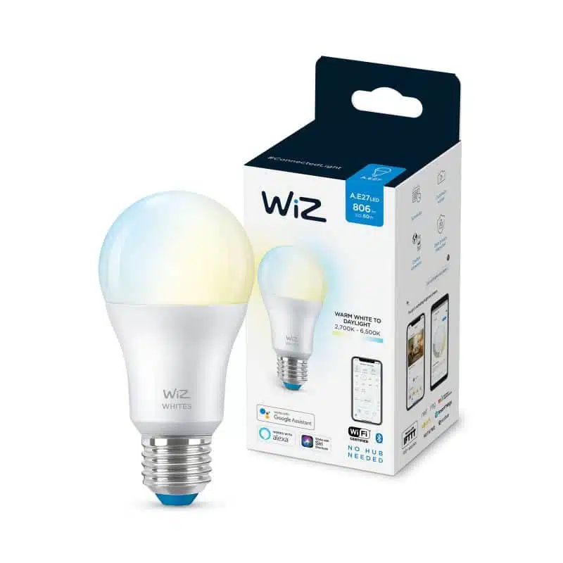 נורת LED חכמה 8W בגודל A60 - 60W A60 E27 TW 1PF 2 נורת LED חכמה 8W בגודל A60 - 60W A60 E27 TW 1PF – תמונה 2