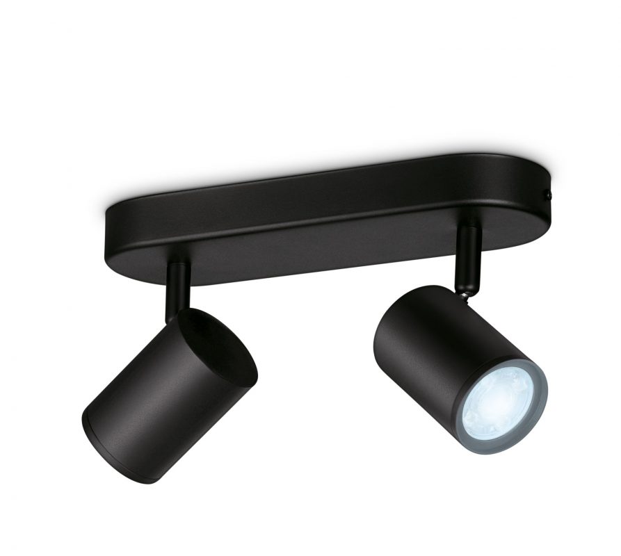 גוף תאורה כפול חכם עם ראש ספוט מתכוונן - Spots 2x5W 27-65K 1 גוף תאורה כפול חכם עם ראש ספוט מתכוונן - Spots 2x5W 27-65K