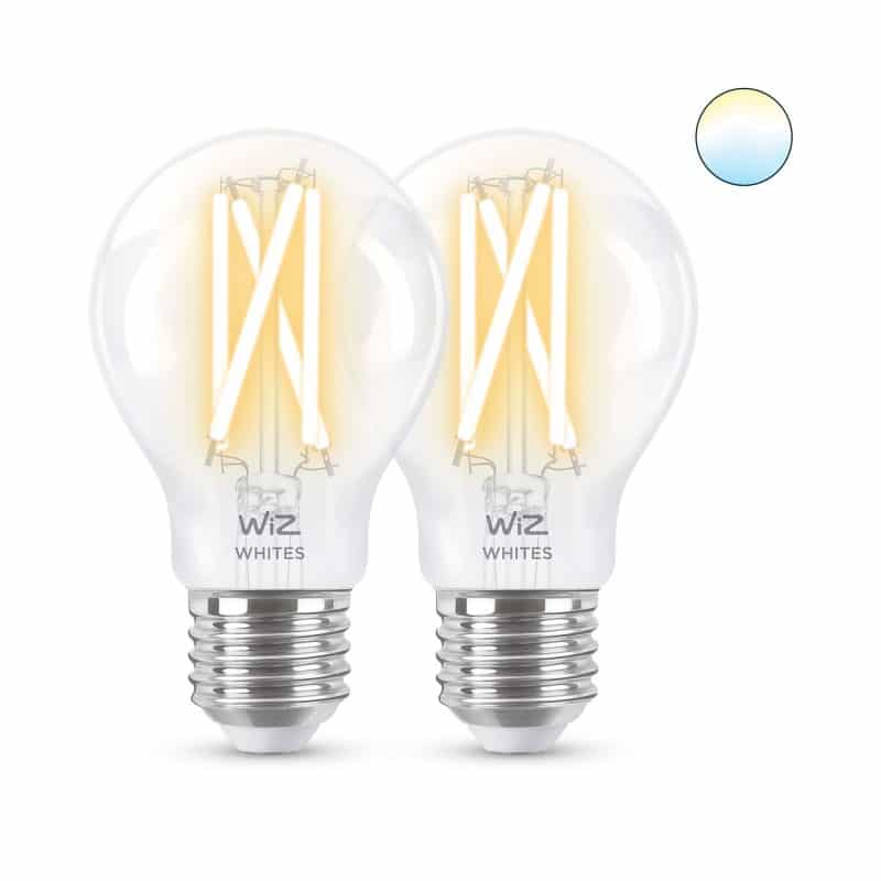 זוג נורות LED שקופות חכמות 7W בגודל A60 - 60W A60 E27 CL 2PF 1 זוג נורות LED שקופות חכמות 7W בגודל A60 - 60W A60 E27 CL 2PF