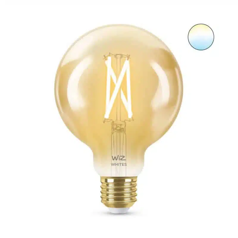 נורת פחם אמבר LED חכמה 7W בגודל G95 - 50W G95 1 נורת פחם אמבר LED חכמה 7W בגודל G95 - 50W G95