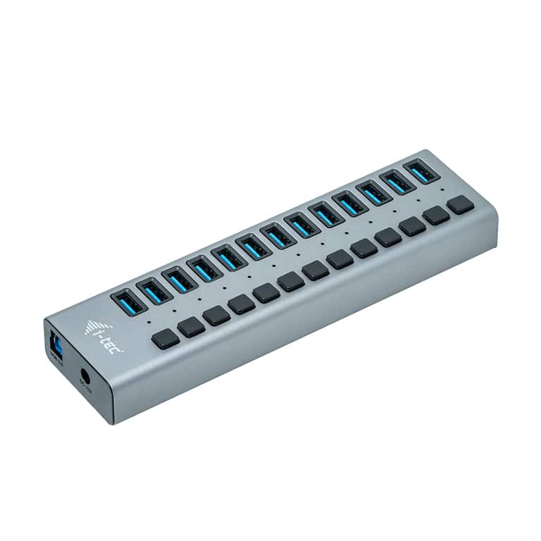 עמדת טעינה 13 יציאות USB 3.0 עם מתאם מתח 60W 1 עמדת טעינה 13 יציאות USB 3.0 עם מתאם מתח 60W