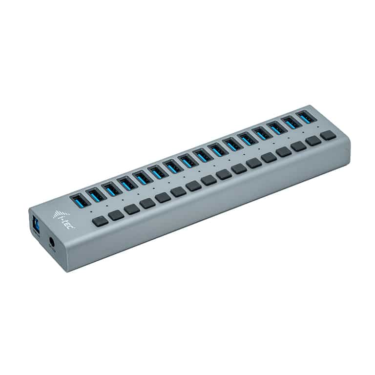 עמדת טעינה 16 יציאות USB 3.0 עם מתאם מתח 90W 1 עמדת טעינה 16 יציאות USB 3.0 עם מתאם מתח 90W