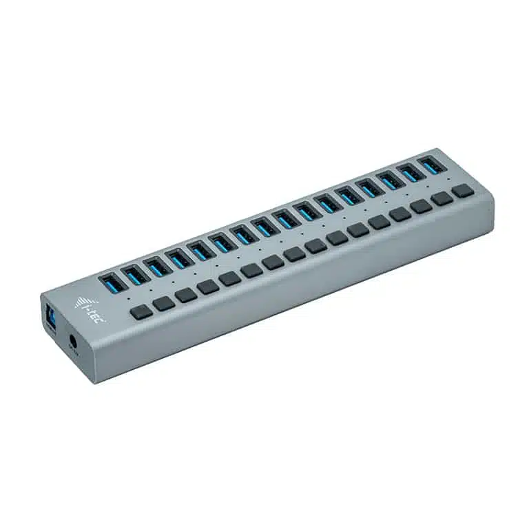 עמדת טעינה 16 יציאות USB 3.0 עם מתאם מתח 90W 1 עמדת טעינה 16 יציאות USB 3.0 עם מתאם מתח 90W