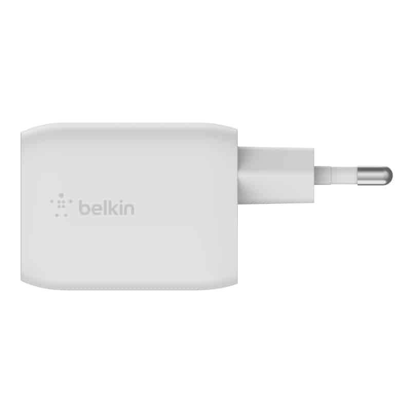 מטען קיר כפול עם כבל USB-C ל-USB-C PD GaN 68W - WCH013vf2MWH 4 מטען קיר כפול עם כבל USB-C ל-USB-C PD GaN 68W - WCH013vf2MWH – תמונה 4