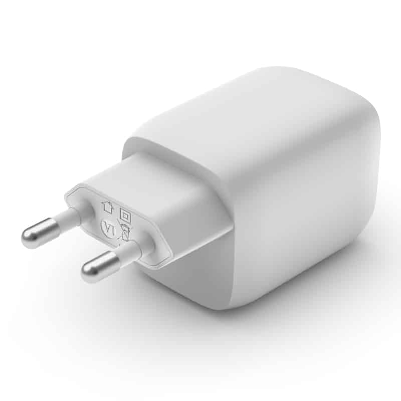 מטען קיר כפול עם כבל USB-C ל-USB-C PD GaN 68W - WCH013vf2MWH 5 מטען קיר כפול עם כבל USB-C ל-USB-C PD GaN 68W - WCH013vf2MWH – תמונה 5
