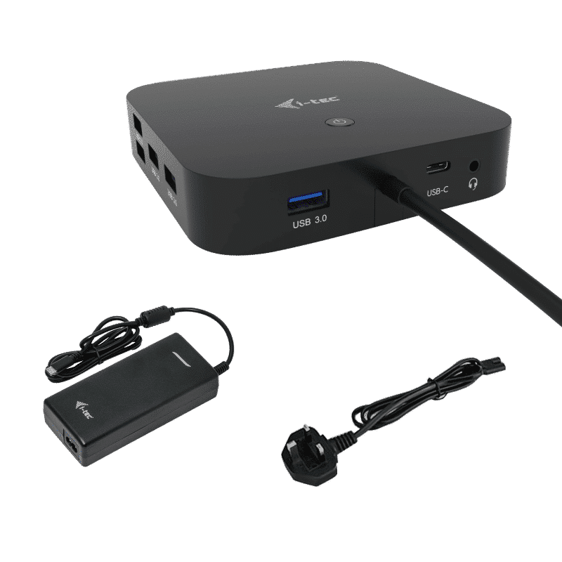 תחנת עגינה USB-C HDMI DP עם מטען אוניברסלי 112W 1 תחנת עגינה USB-C HDMI DP עם מטען אוניברסלי 112W