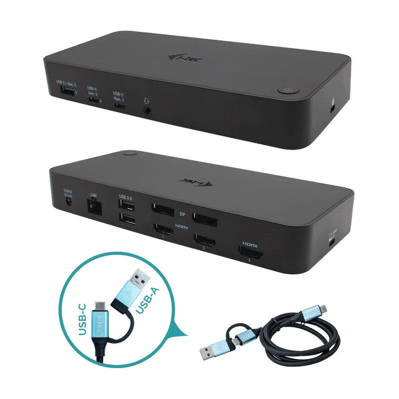 תחנת עגינה בחיבור Thunderbolt/USB-C עם אספקת חשמל 100W - CATRIPLEDOCKPD-PRO 1 תחנת עגינה בחיבור Thunderbolt/USB-C עם אספקת חשמל 100W