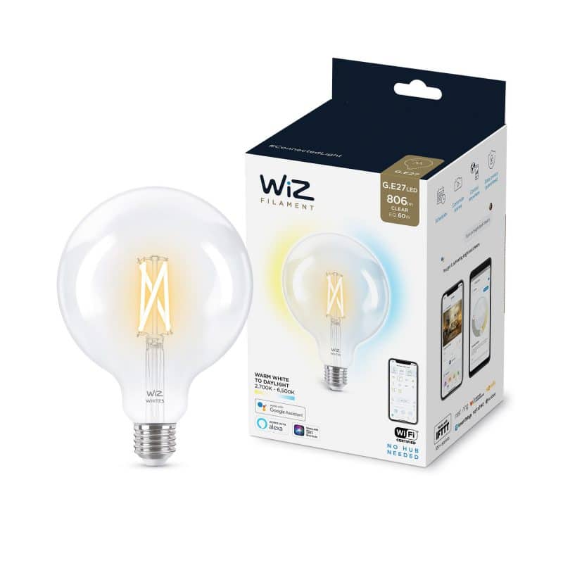 נורת LED חכמה שקופה 7W בגודל G125 - 60W G125 E27 2 נורת LED חכמה שקופה 7W בגודל G125 - 60W G125 E27 – תמונה 2