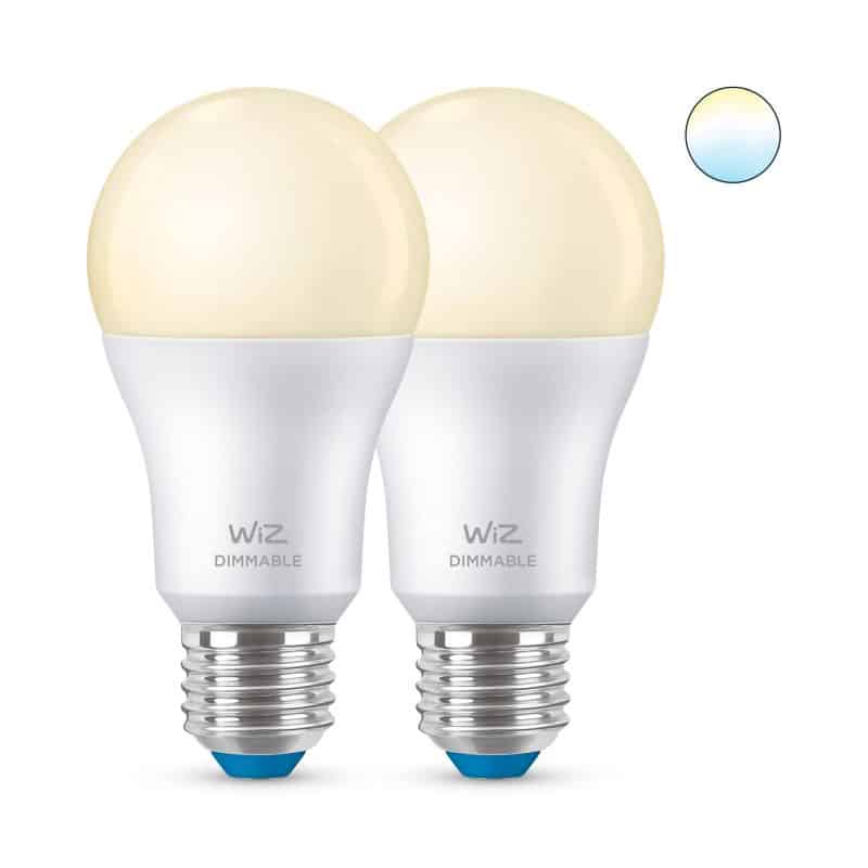 זוג נורות LED חכמות 8W עם טמפרטורת צבע 2.7K - smart bulb 8W A60 E27 927 2pc 1 זוג נורות LED חכמות 8W עם טמפרטורת צבע 2.7K - smart bulb 8W A60 E27 927 2pc