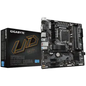 לוח Gigabyte B760M DS3H DDR4 LGA1700 MultiviewX4 Micro-Atx