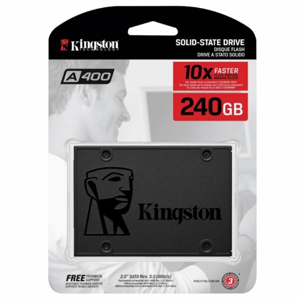 kingston דיסק פנימי 2.5 SSD Kingston 240GB A400