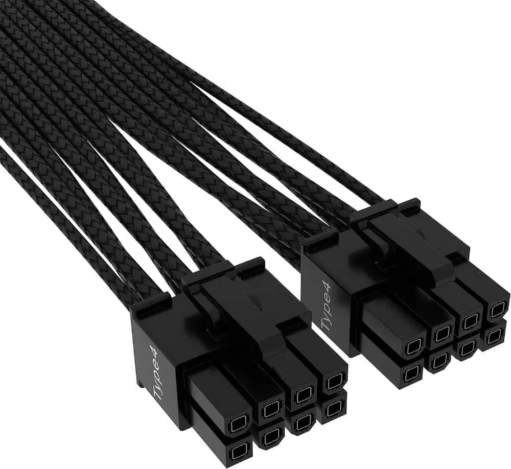 Corsair Premium Individually Sleeved 12+4pin PCIe Gen 5 12VHPWR 6 2 Corsair Premium Individually Sleeved 12+4pin PCIe Gen 5 12VHPWR 6 – תמונה 2
