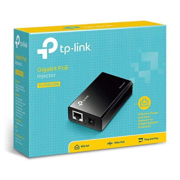 מזרק TPLINK TL-POE150S Injector POE 1 מזרק TPLINK TL-POE150S Injector POE