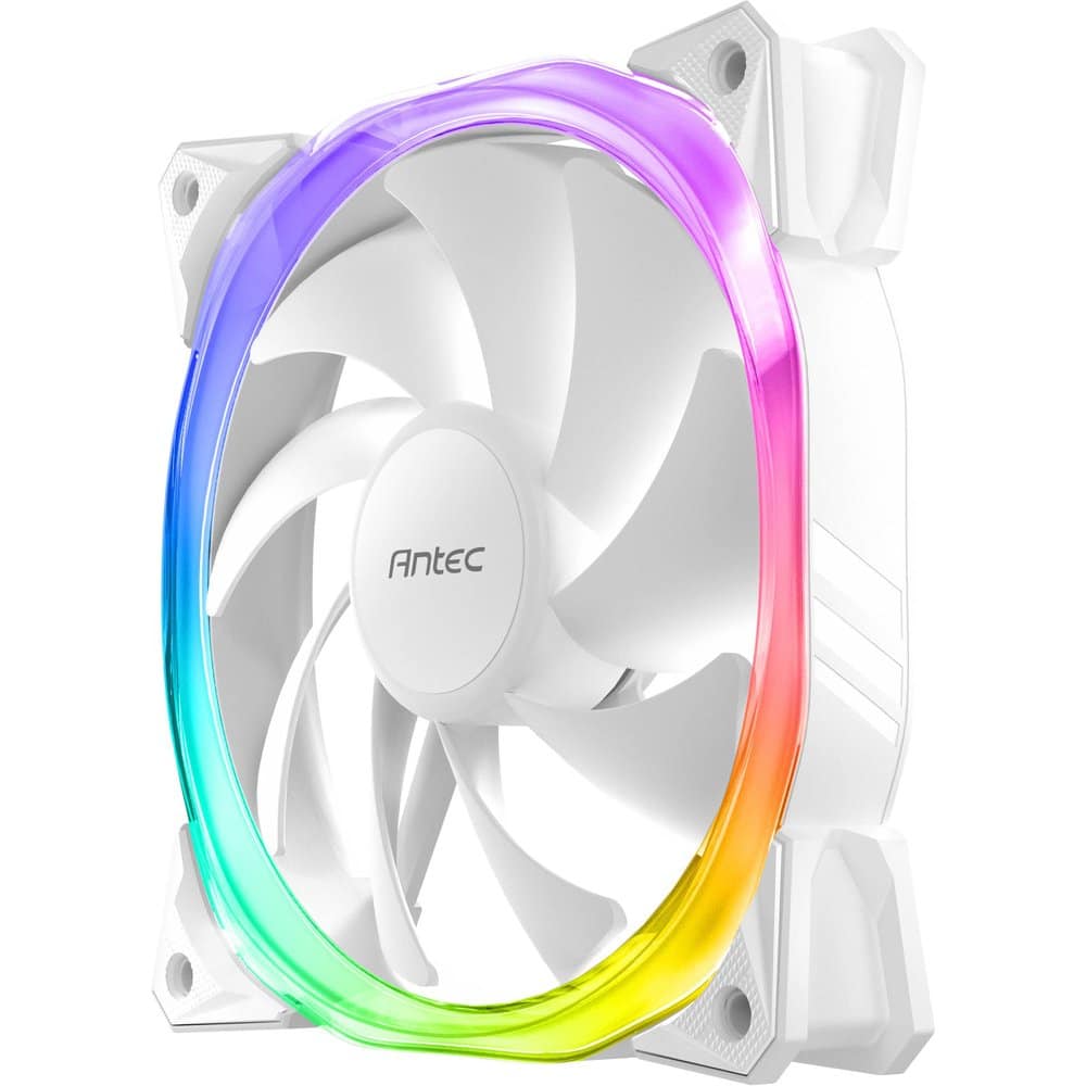 מאורר למארז ANTEC FUSION 120mm ARGB White 4+3 PIN Connector 2 מאורר למארז ANTEC FUSION 120mm ARGB White 4+3 PIN Connector – תמונה 2