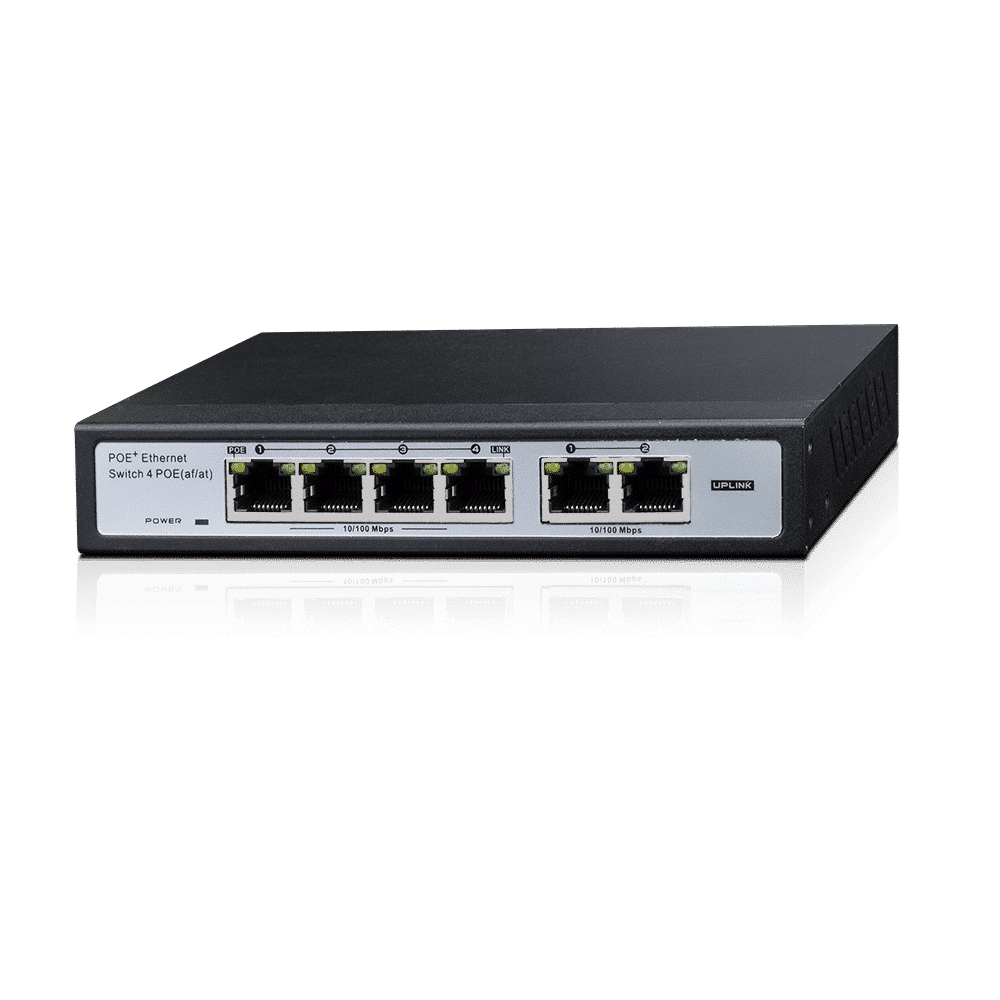 סוויץ Provision 4+2 PORT 10/100Mbps PoE 30W per Channel 3 סוויץ Provision 4+2 PORT 10/100Mbps PoE 30W per Channel – תמונה 3