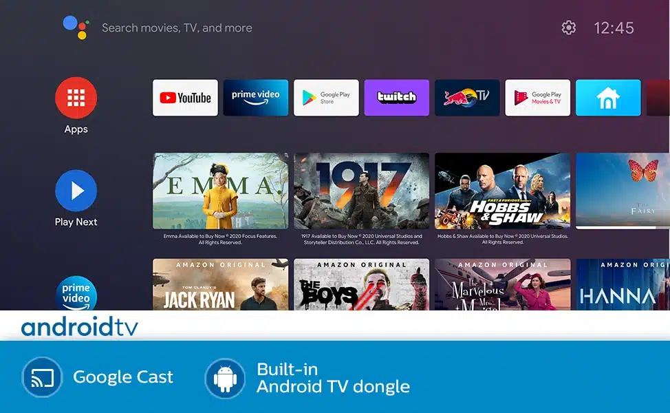 מקרן ביתי Full-HD עם Android TV דגם NPX643 עודפים / תצוגה 13 מקרן ביתי Full-HD עם Android TV דגם NPX643 עודפים / תצוגה – תמונה 13